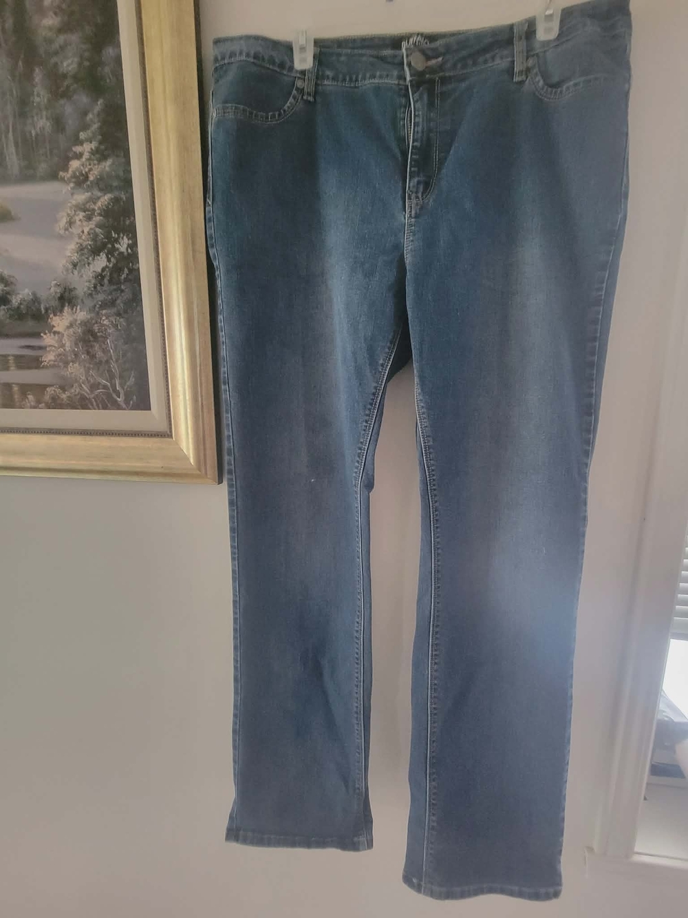 Classic Straight Leg Jeans - Blue